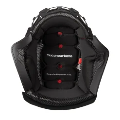 INTERIOR CON ALMOHADILLAS y PROTECTOR DE NUCA - CASCO EL'FAST 6.0
