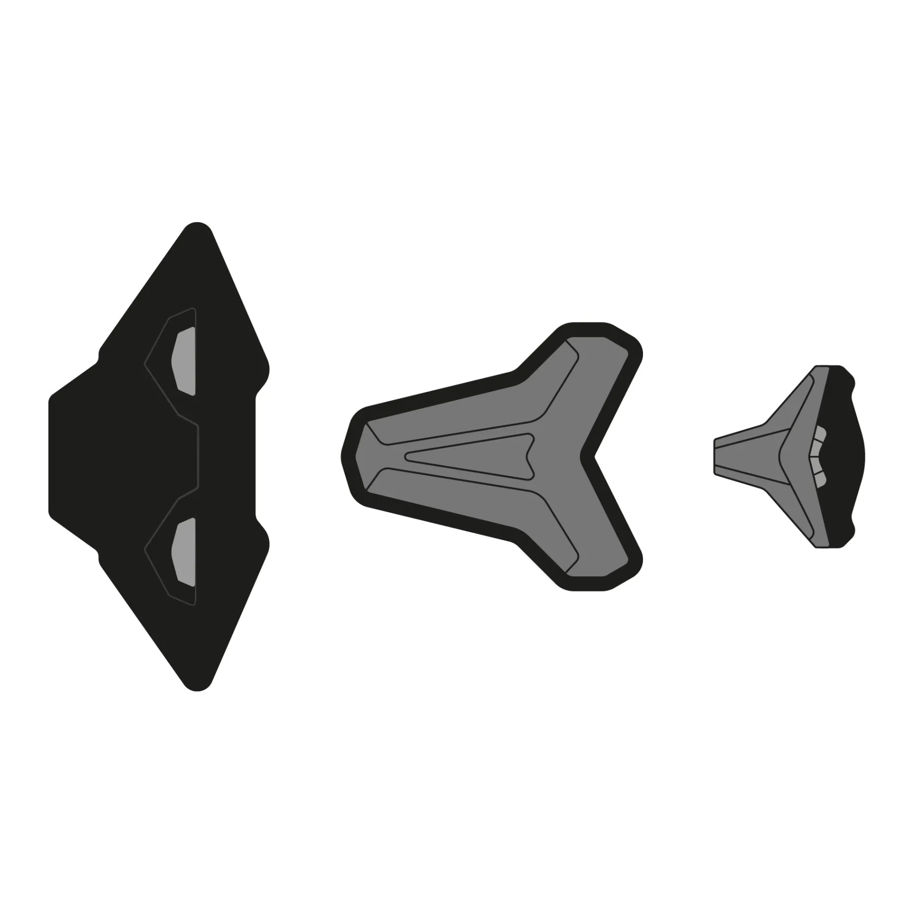 KIT 3 TOMAS DE AIRE - CASCO FASTFLIP