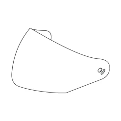 VISERA EXTERIOR TRANSPARENTE con DISPOS. PINLOCK® - CASCO HYPERLINK
